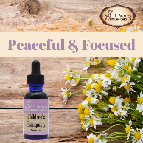 Children's tranquility with chamomile