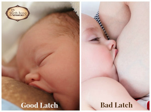 poor latch causing nipple pain, low milk supply and clogged milk ducts