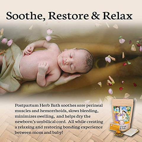 postpartum herb bath for postpartum recovery