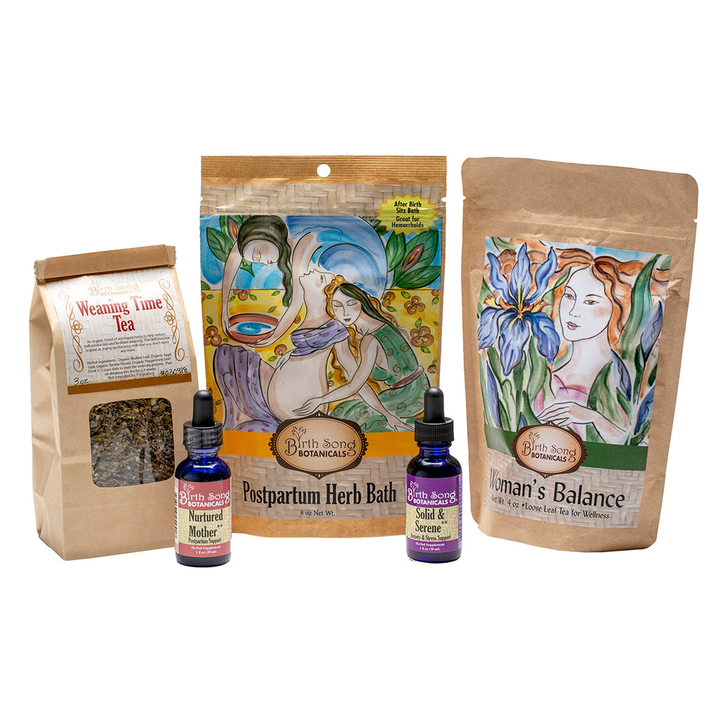 Grief And Loss Herbal Recovery Gift Set Birth Song Botanicals Co