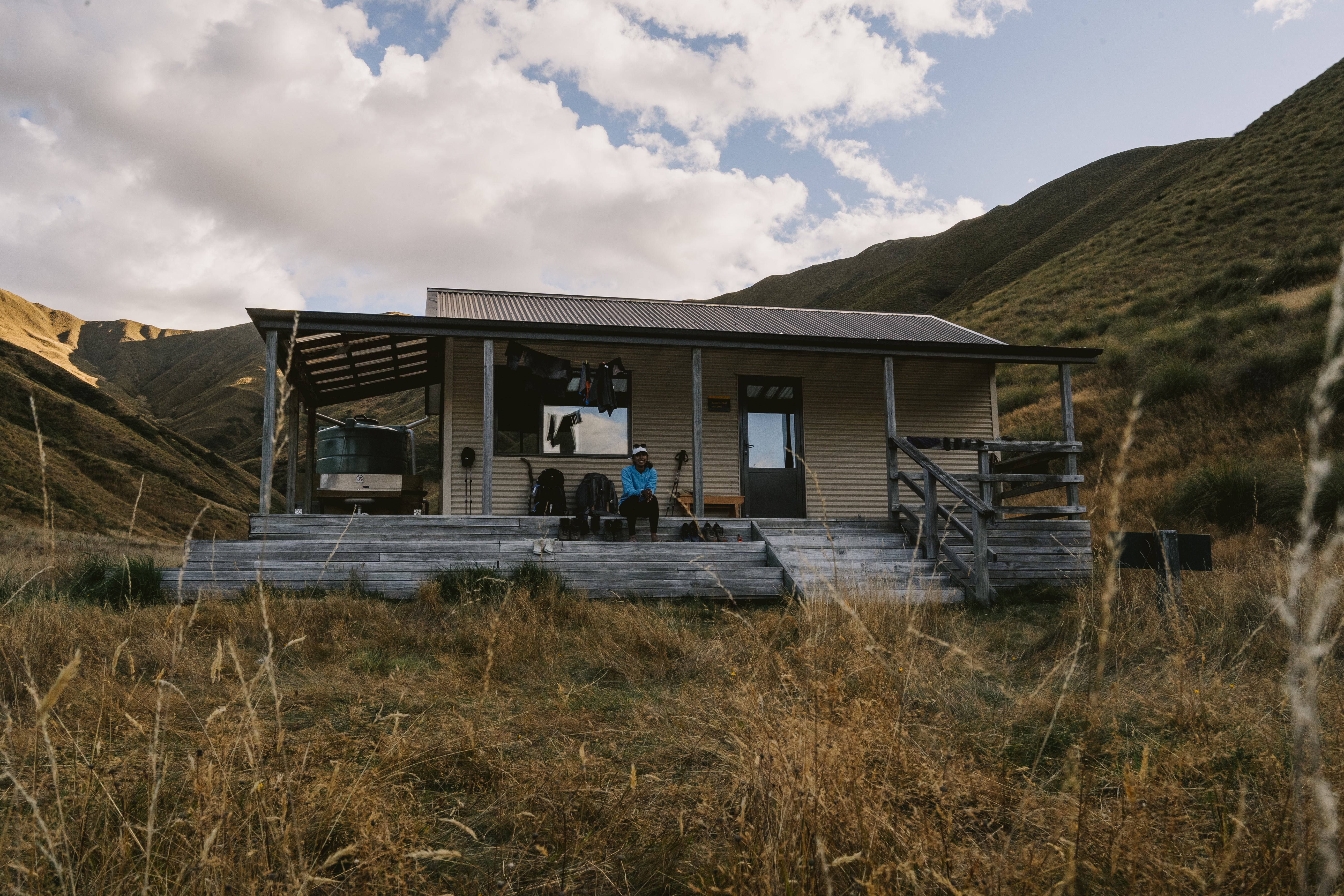 Roses Hut at sunset