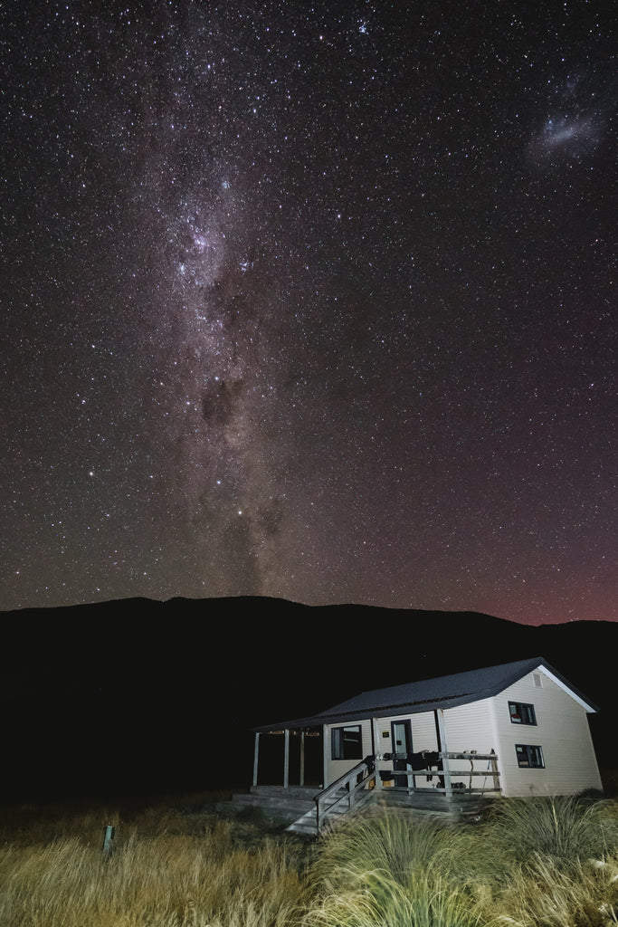 The Milky way over Roses Hut