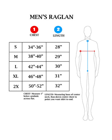 Men's Size Charts – Grease, Gas And Glory