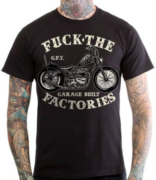 The GARAGE BUILT Men’s S/S Tee by Felon Clothing Black – Grease, Gas ...