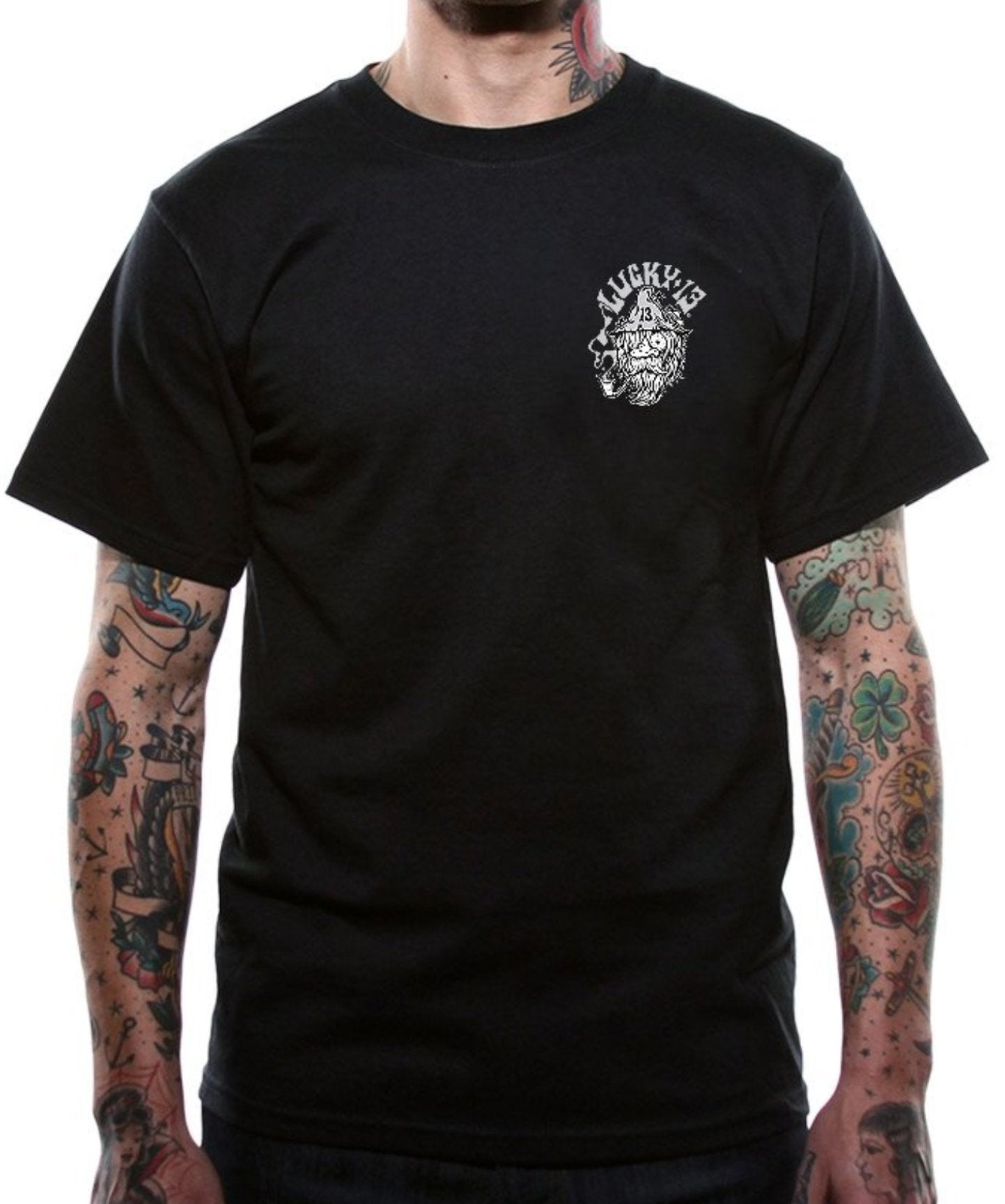 THE WIZ Mens Short Sleeve Tee Shirt By Lucky 13 Black – Grease, Gas And ...