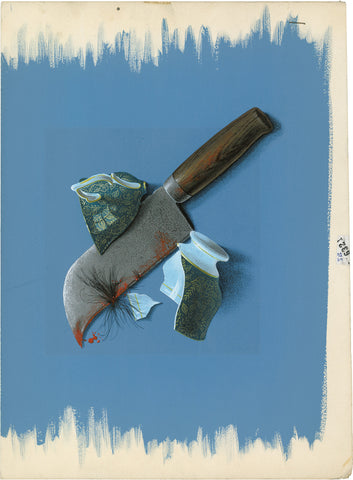 Knife on Blue, Ian Roberston 