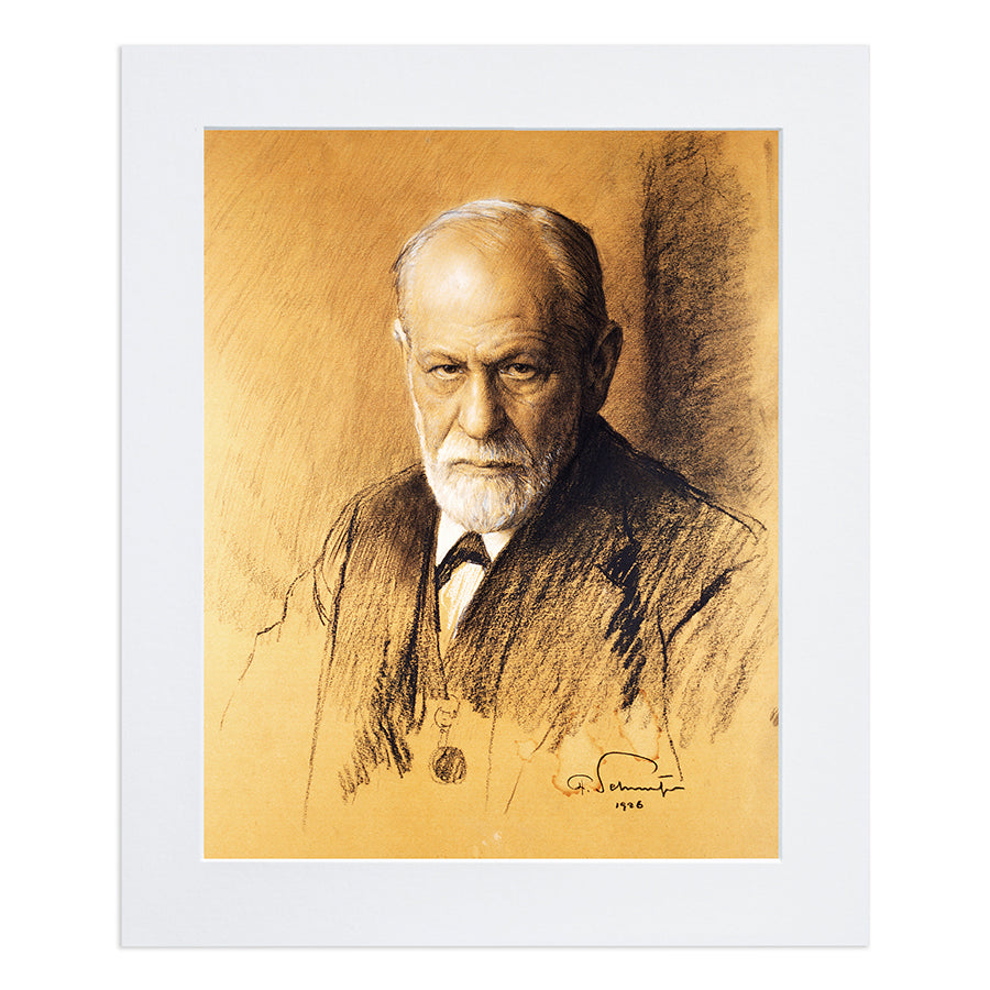 Portrait Of Sigmund Freud By Ferdinand Schmutzer Print Freud Museum Shop