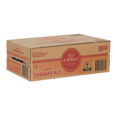 4 Pines Indian Summer Ale 375ml 4x6 Pack Cans