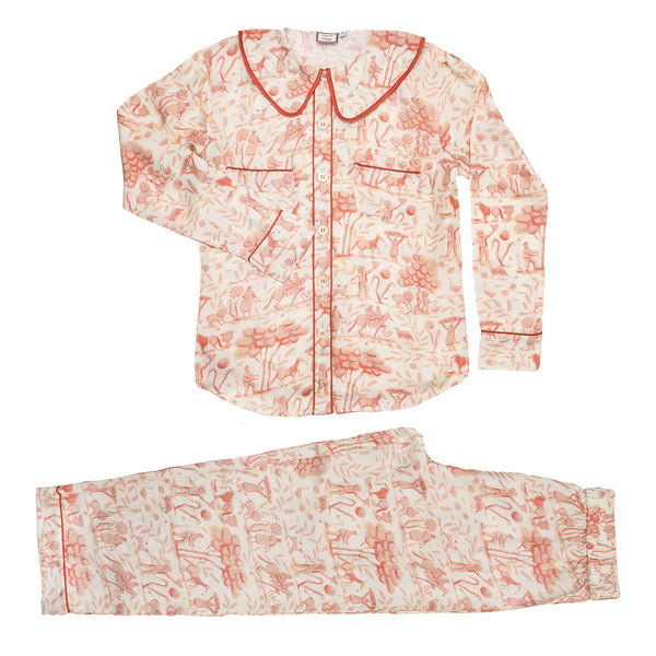 French Pink Toile PJs – Poplin