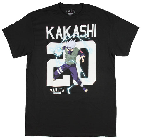 Naruto Shippuden Kakashi Unisex Black T-Shirt