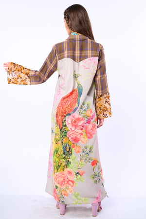 Anna Button Shirt Dress/Duster by Aratta - Robin Boutique
