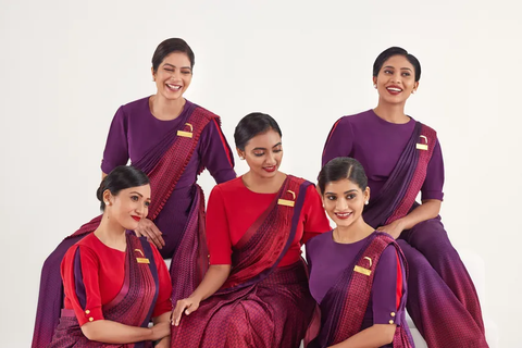 uniform-sarees-surat-has-designed-the-new-uniform-for-air-india-crew-uniform-sarees-surat