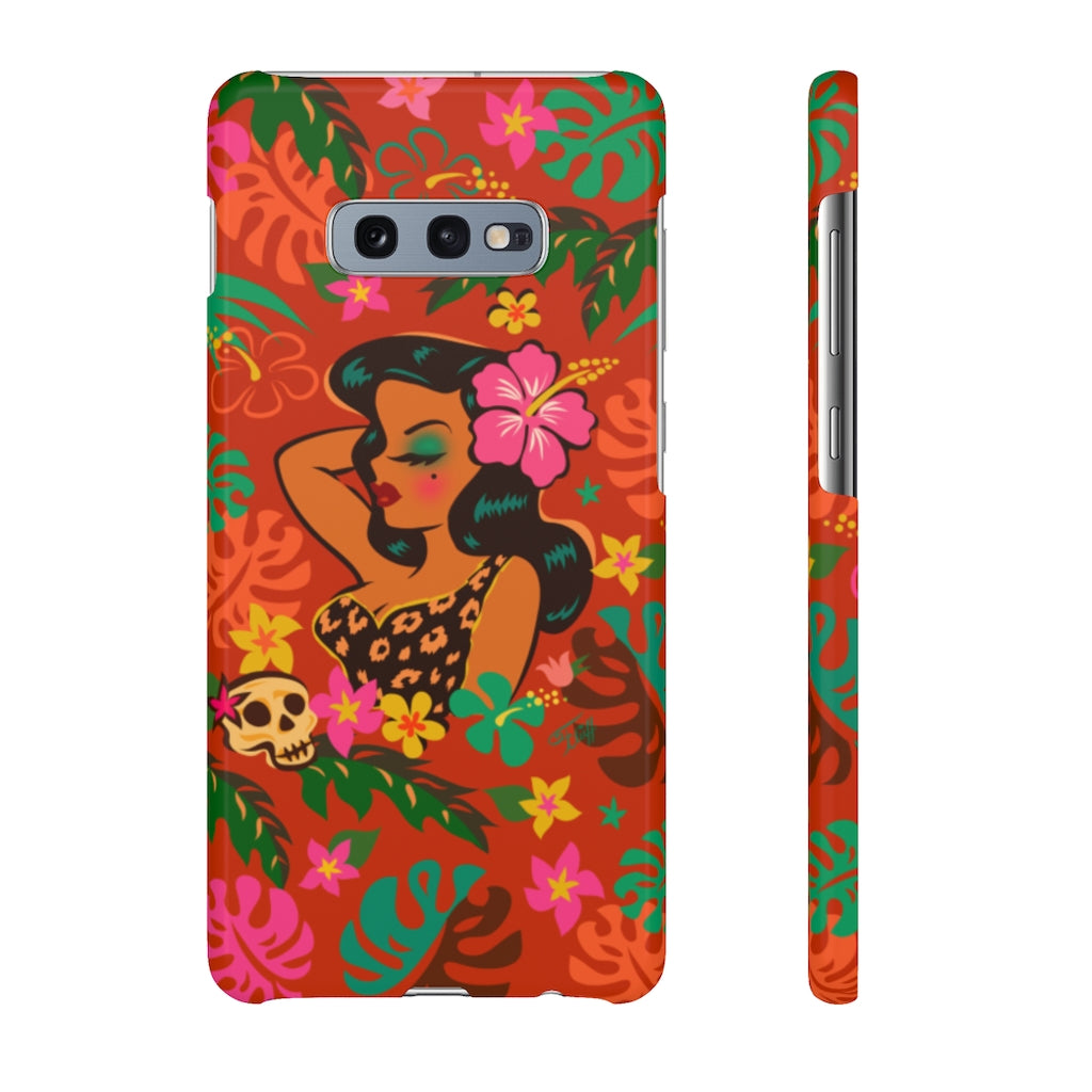 Tiki Temptress - Tropical Doll • Samsung Galaxy Phone Case – Miss Fluff ...