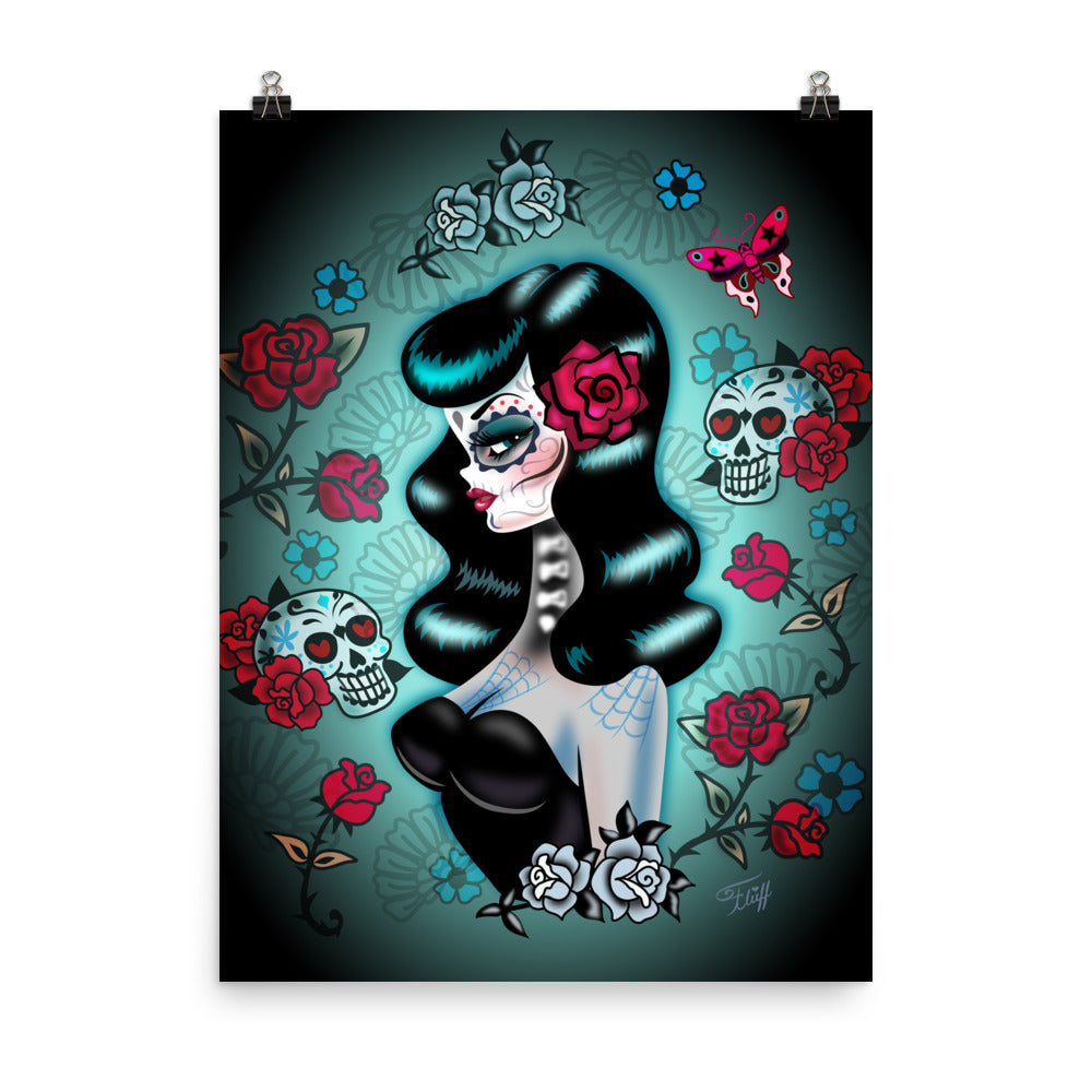 raven-haired-day-of-the-dead-sugar-skull-pinup-art-print-miss-fluff