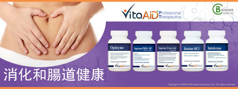 VitaAid category banner 消化和腸道健康