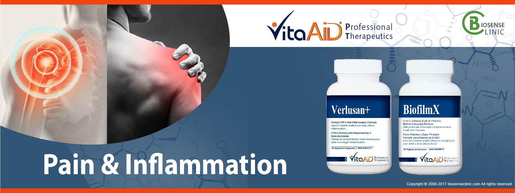 VitaAid category banner Pain & Inflammation