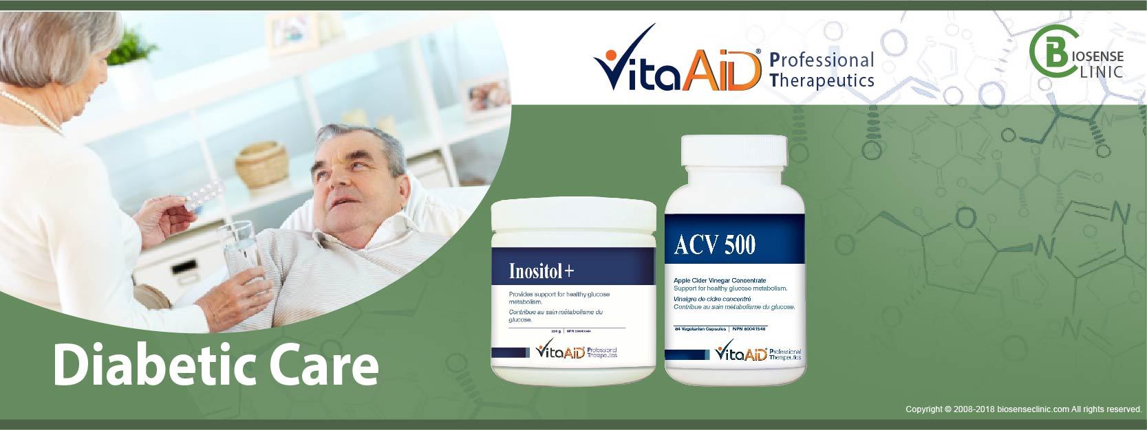 VitaAid category banner diabetic care