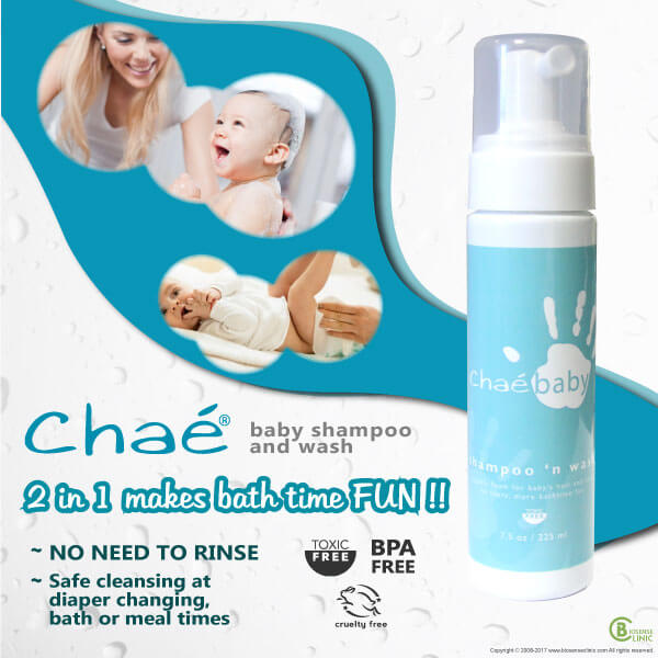 Chaé Baby Shampoo 'n Wash mobile banner