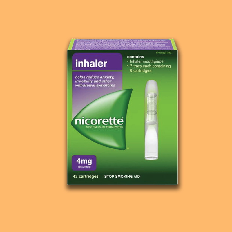 Johnson & Johnson - Nicorette 15 Mg Inhalator - To Quit Smoking 20 Filters