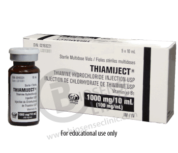 Huisje Romantiek wildernis Vitamin B1 Injection - 100 mg/ml | Biosense Clinic