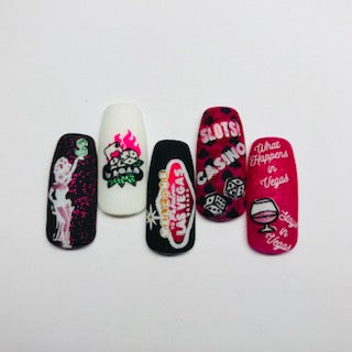 Viva Las Vegas Nail Stamping Plate | Maniology