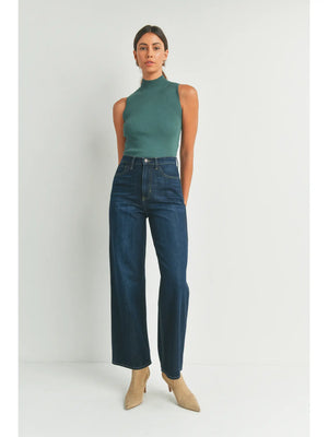 Retro Wide Straight Leg Jean - Minash Boutique