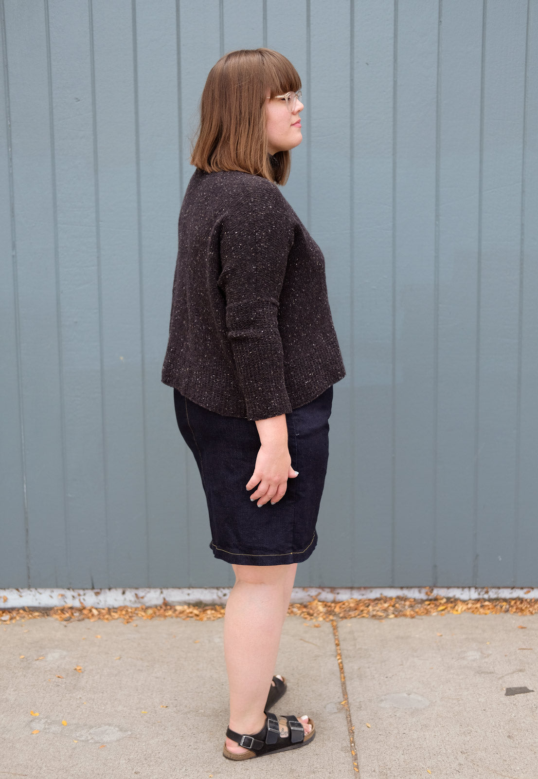 BIBBE Dolman pullover from the back