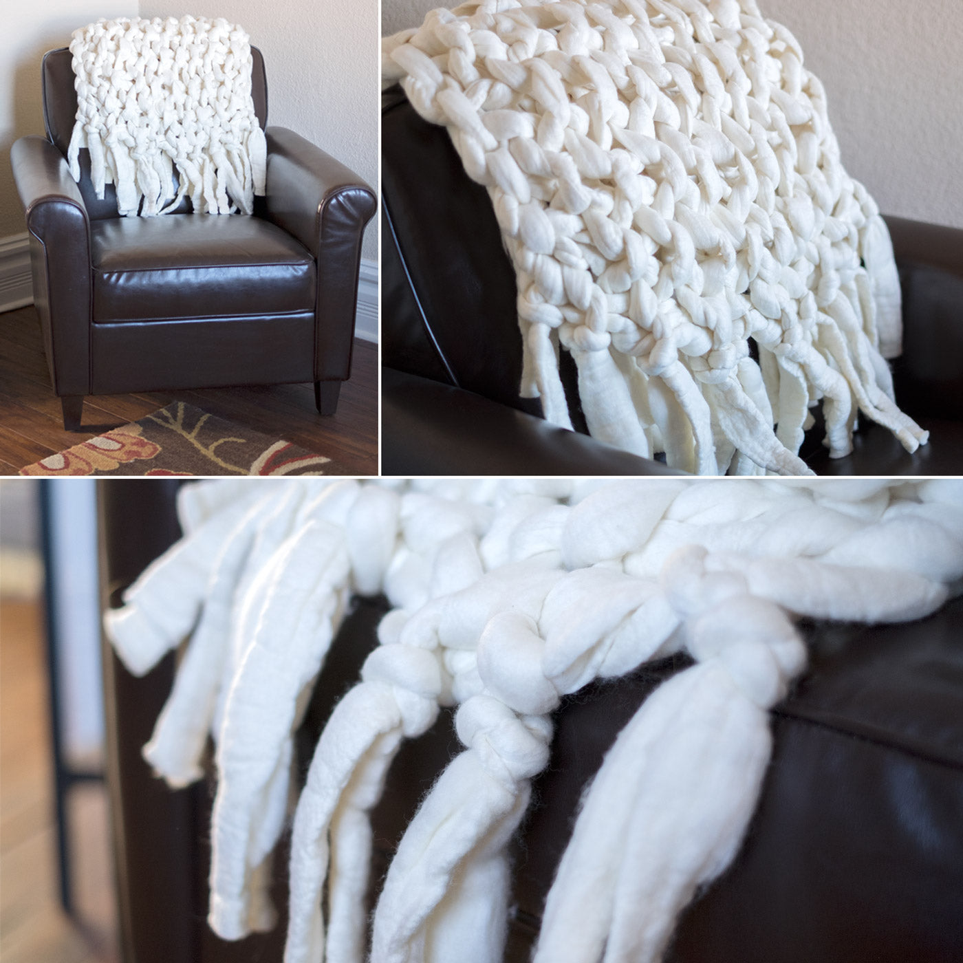 Broadwick Fibers Chunky Knit Blanket