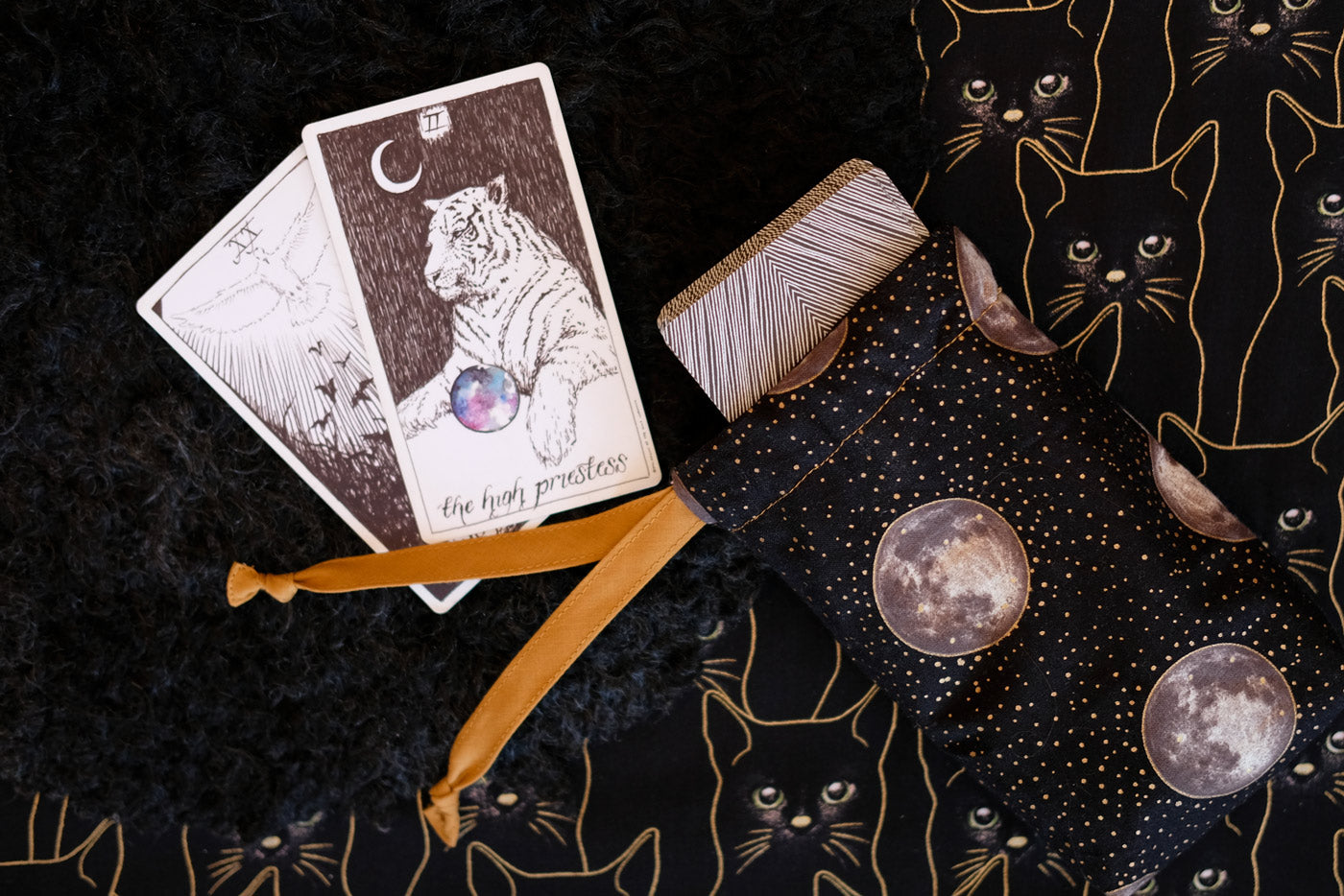 Fancy Tiger Crafts New Moon Protection Pouch