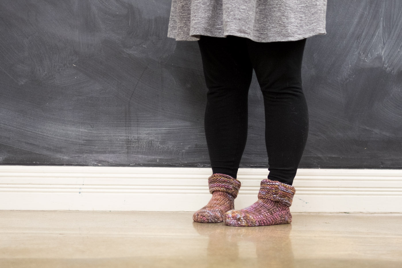 Caitlin in her California Comfortable Slippers