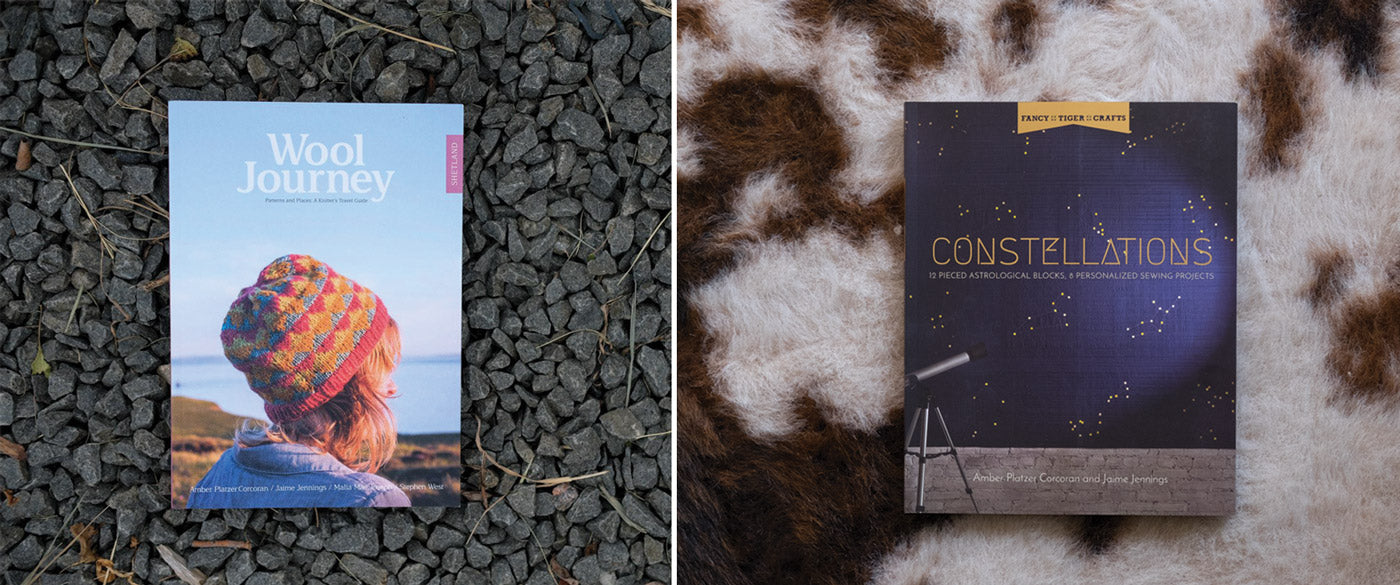 Constellations book and Wool Journey Book
