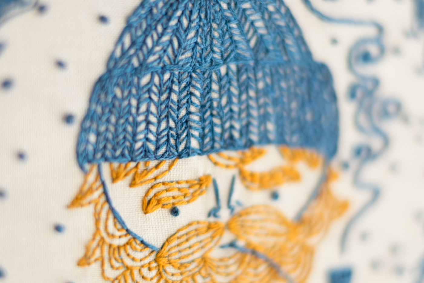 sea captain embroidery kit – cozyblue