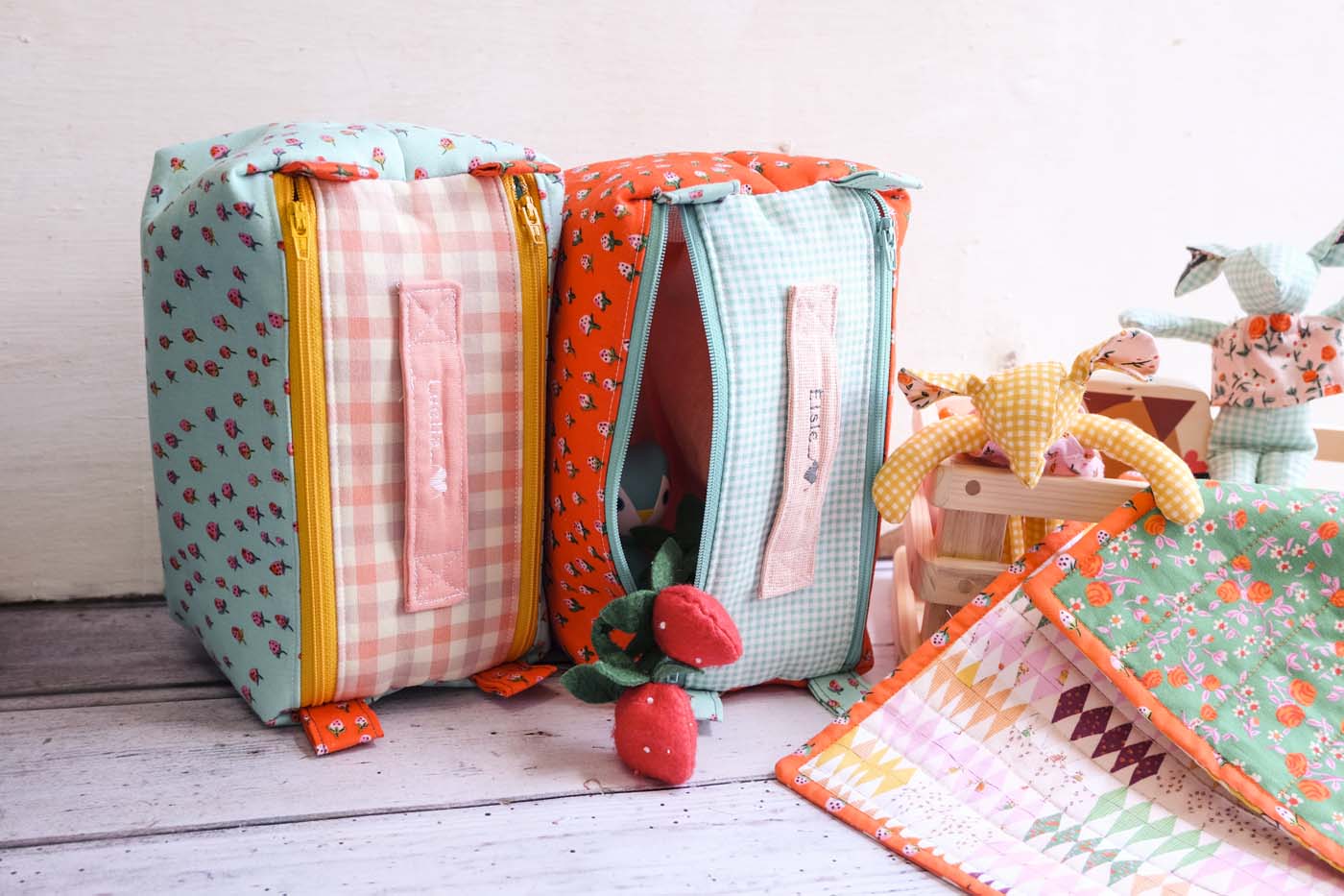 double zipper pouch sewing pattern review