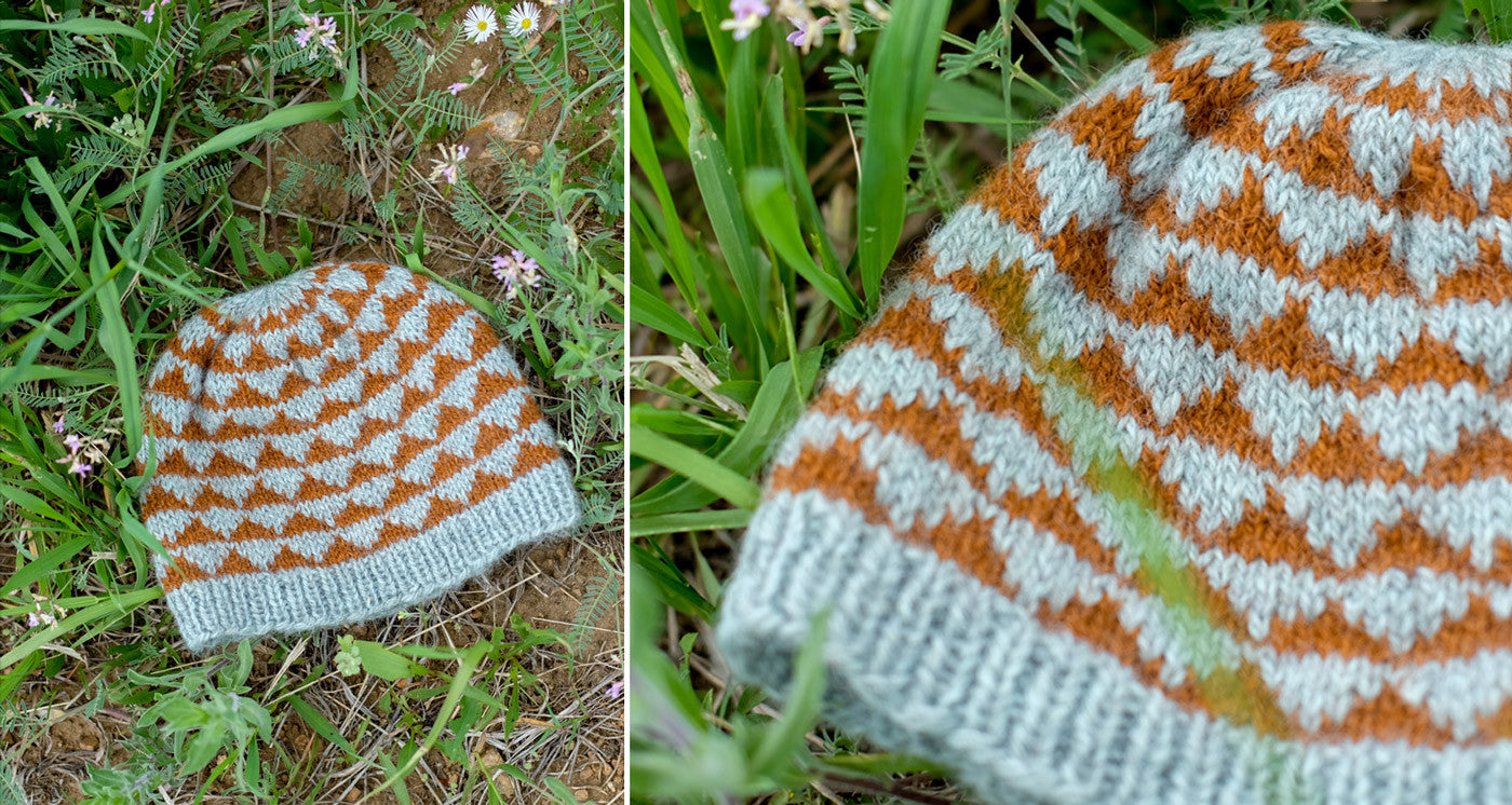 Two Color Eshaness Hat by Jaime Jennings