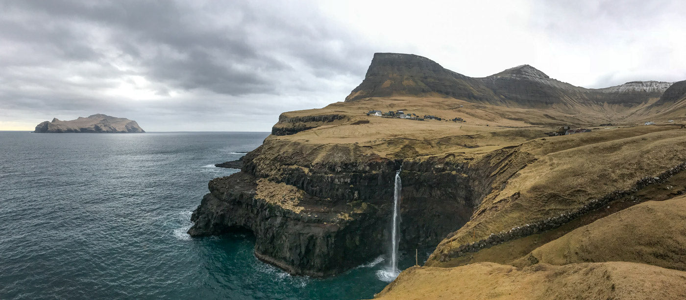 Faroe Waterfall