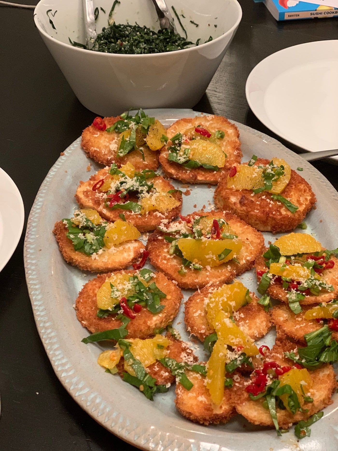 Fritters with herbs