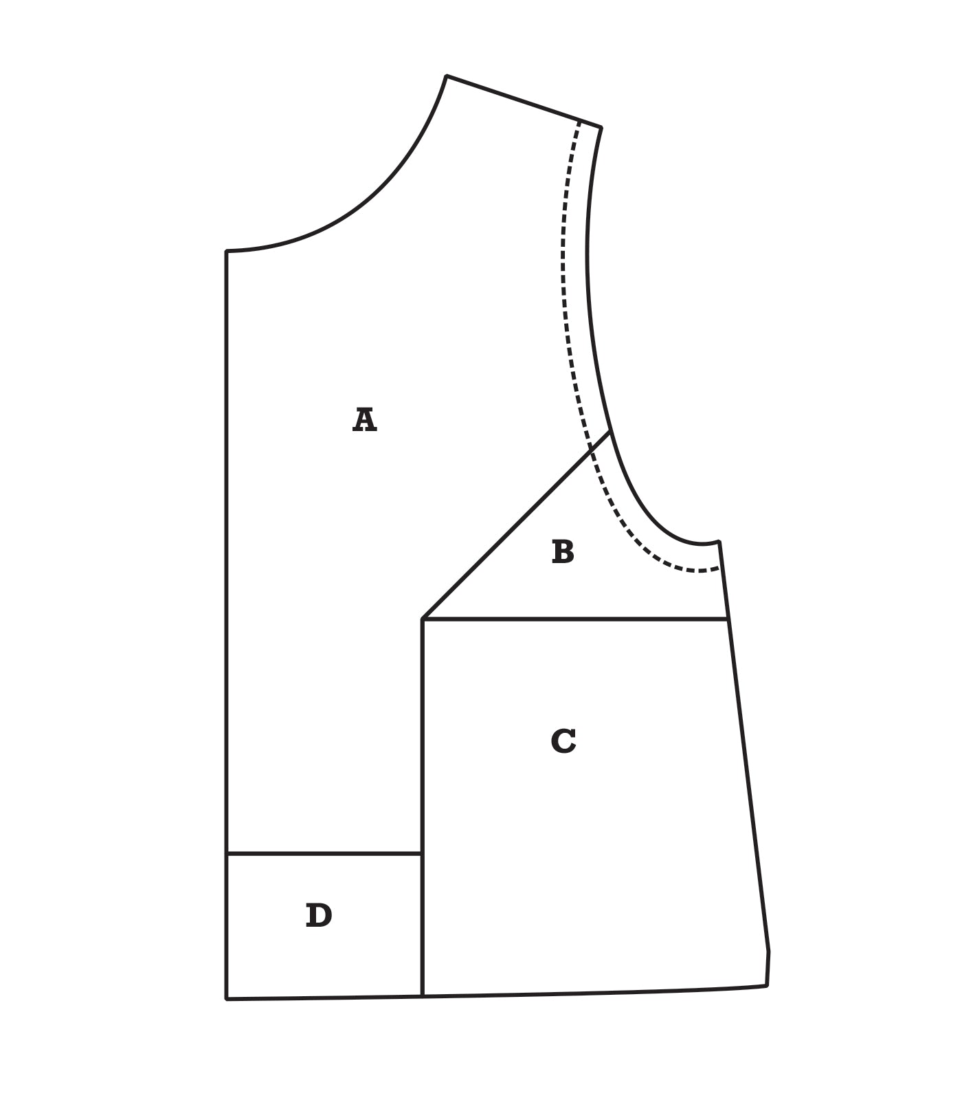 FBA: Adding Darts to a Dartless Top – Fancy Tiger Crafts Co-op