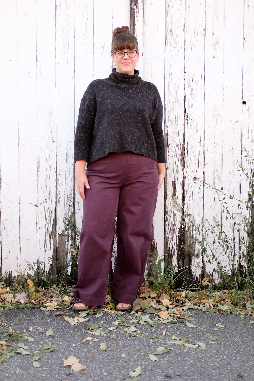Kaylee's Brodeaux Jenny Trousers from Closet Case Patterns