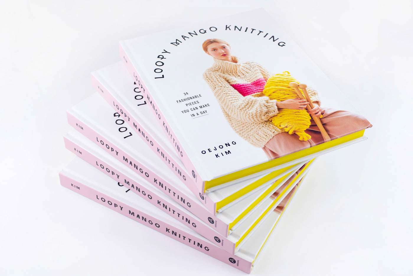 Hardcover knitting book