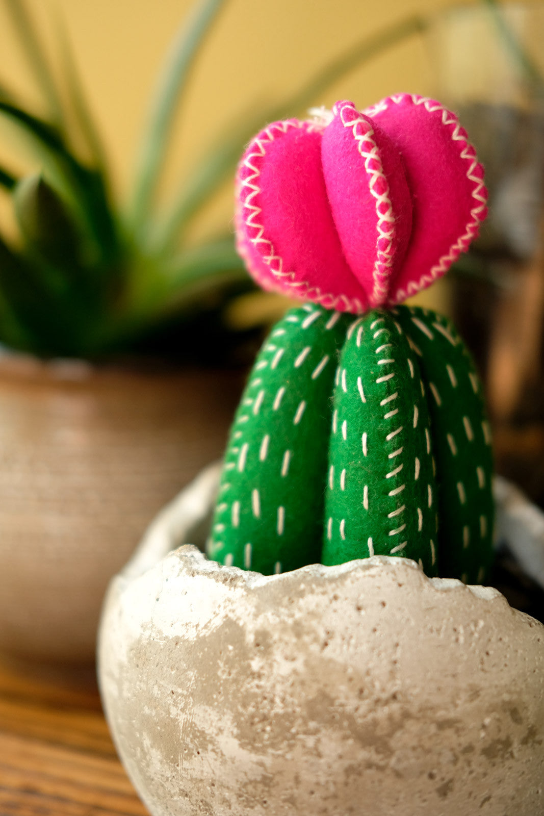 Katy's Plush Stuffed Felt Cactus