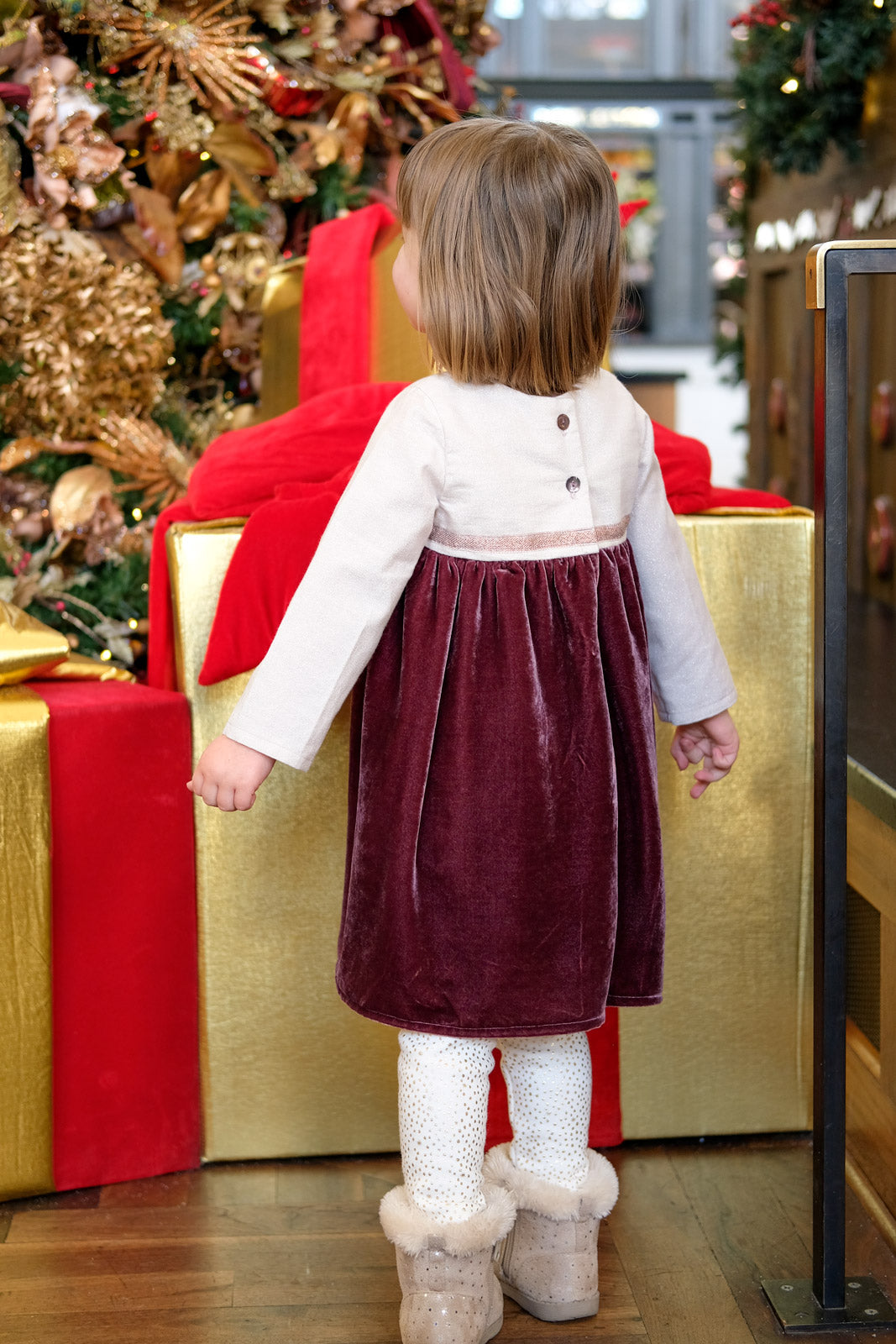 Back View of the Geranium Dress