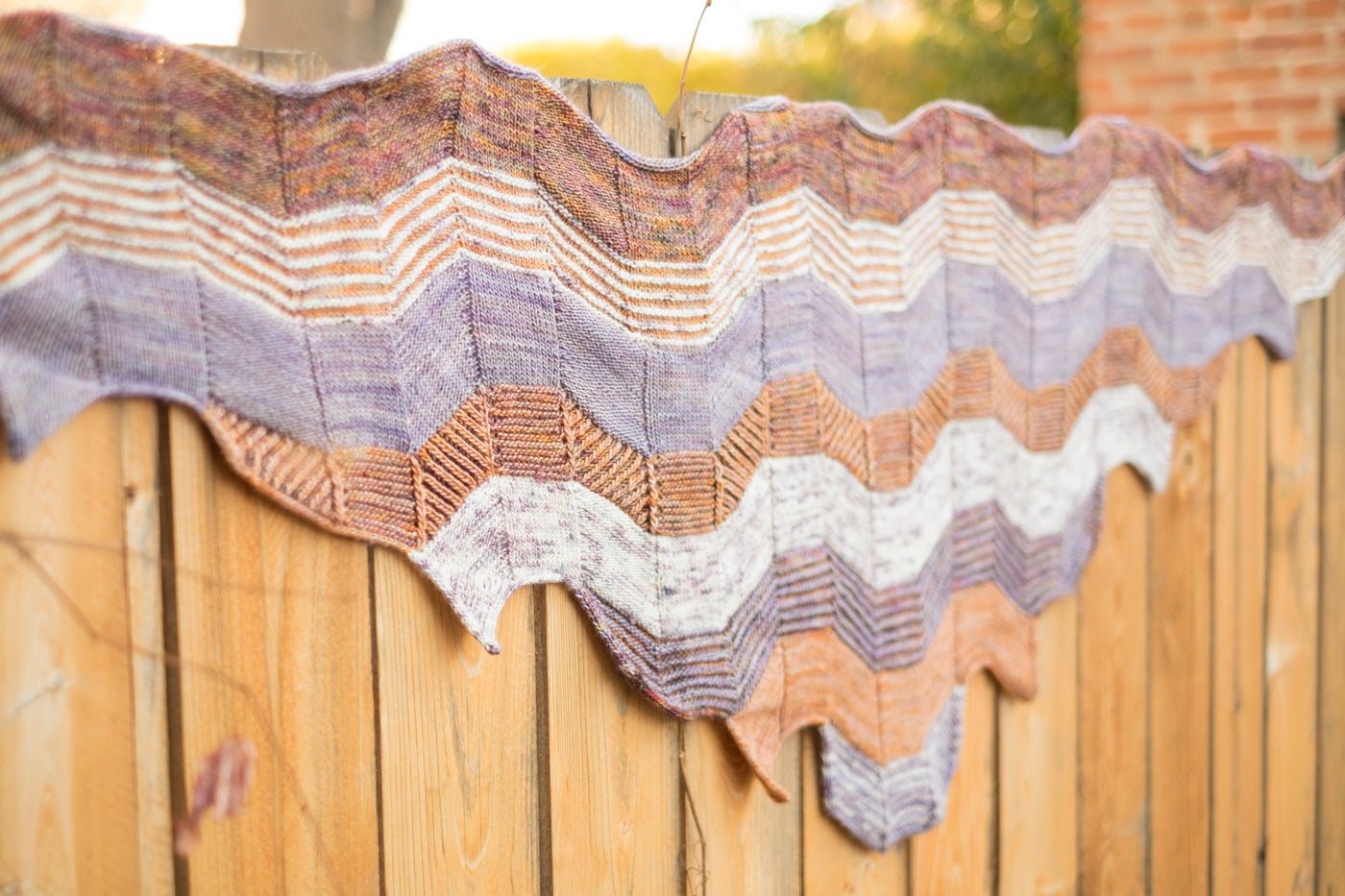 WestKnits Building Blocks Shawl in Madelinetosh Light