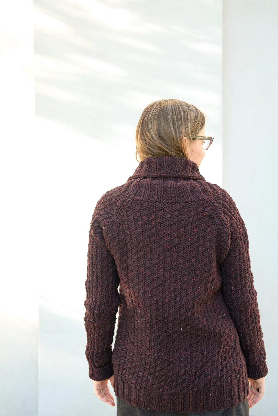 Back View of the Oxbow Cardigan