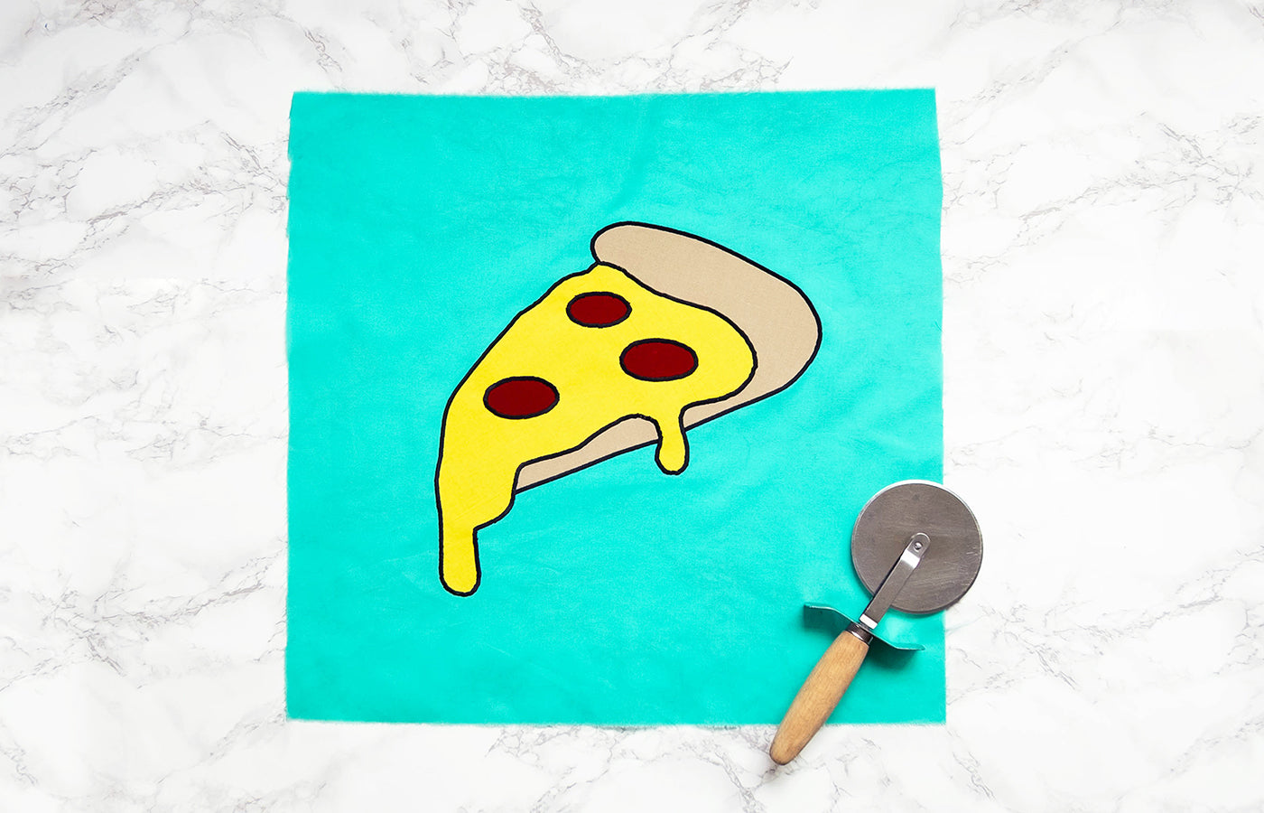 A Pizza My Quilt Block Design