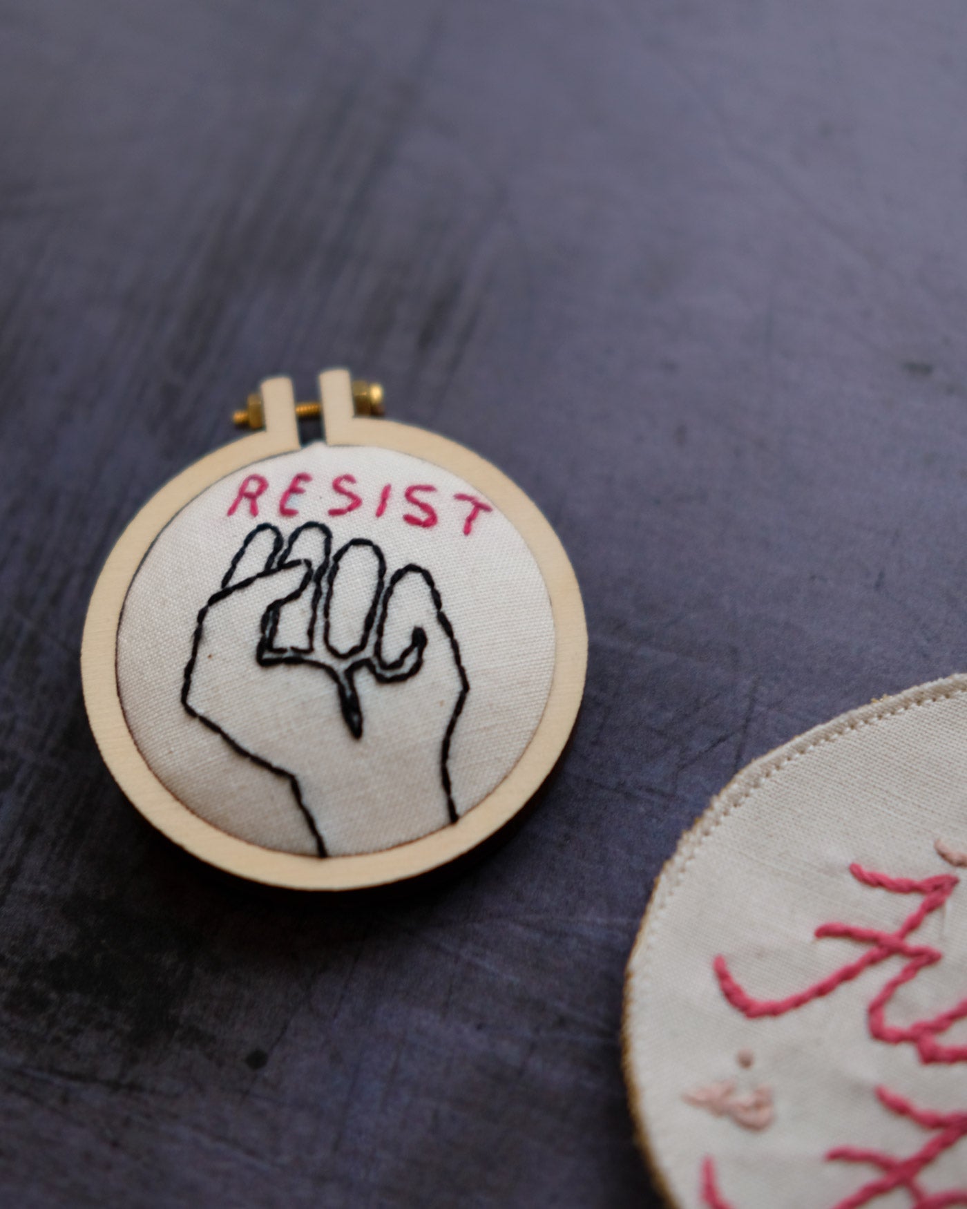 Resist Embroidery