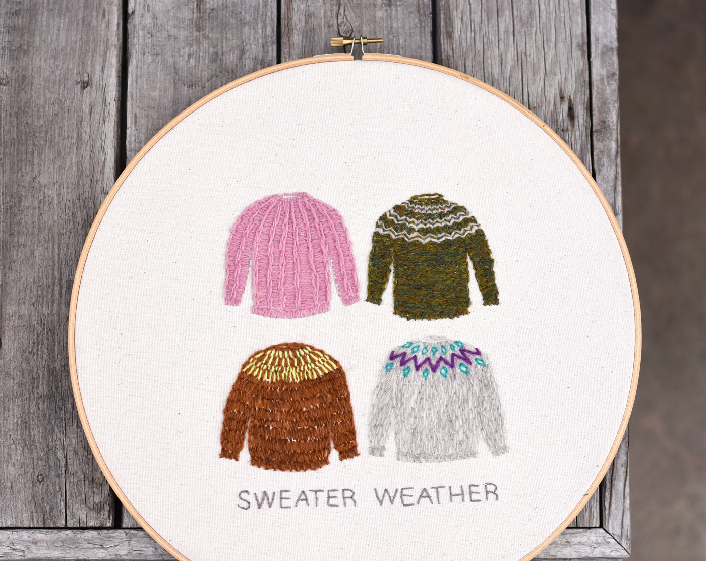 Sweater Weather Embroidery