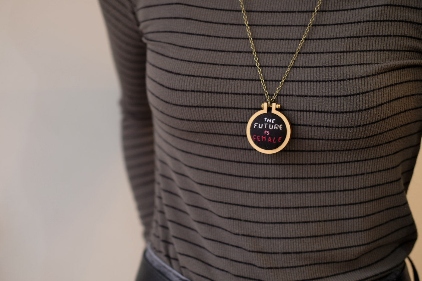 The Future is Female Necklace