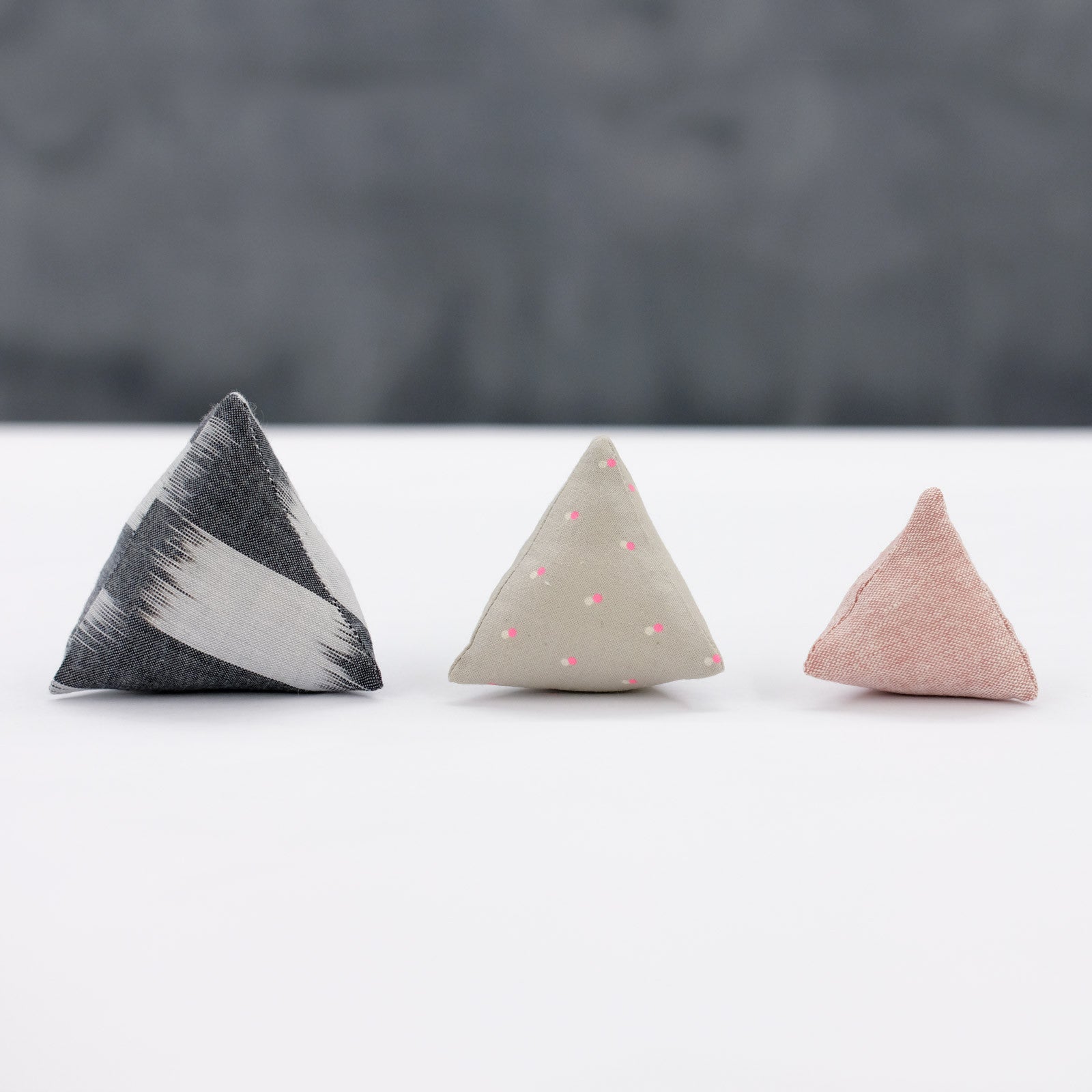 Three Sizes of Triangle Pin Cushions