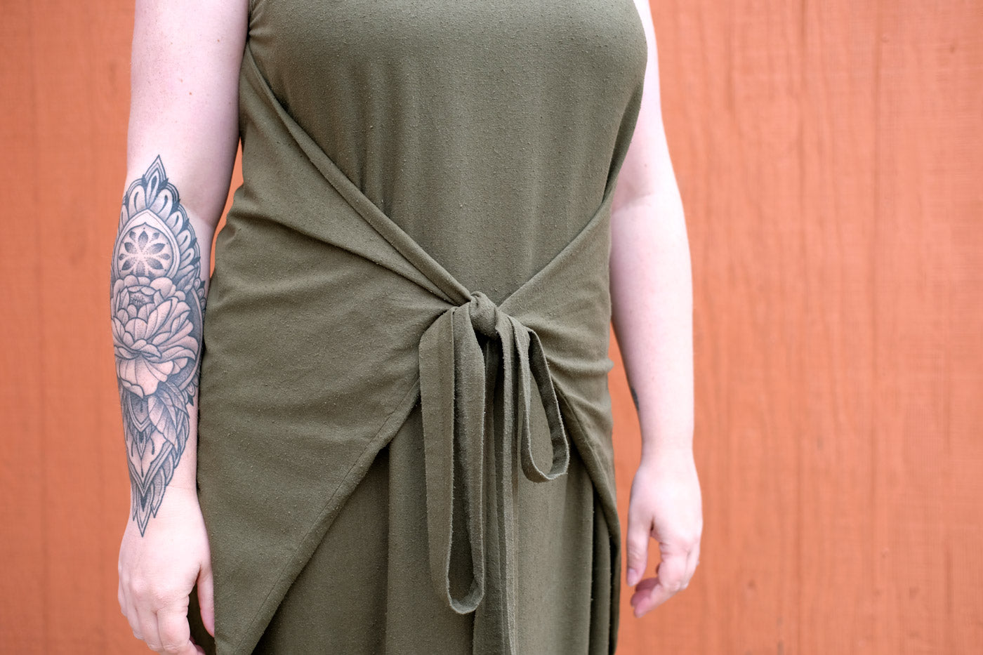 Kielo Wrap Dress Detail