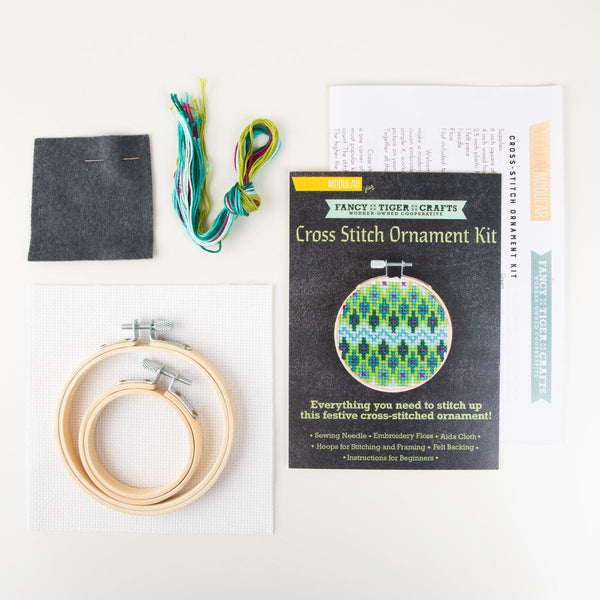 Love Letters Mini Hoop Cross Stitch Kit – Fancy Tiger Crafts Co-op